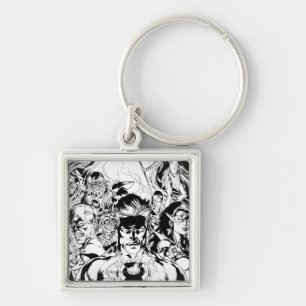 Lantern Corps Group Shot Keychain