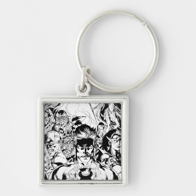 Lantern Corps Group Shot Keychain (Front)