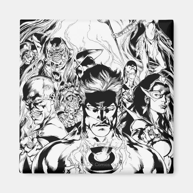 Lantern Corps Group Shot Magnet (Front)