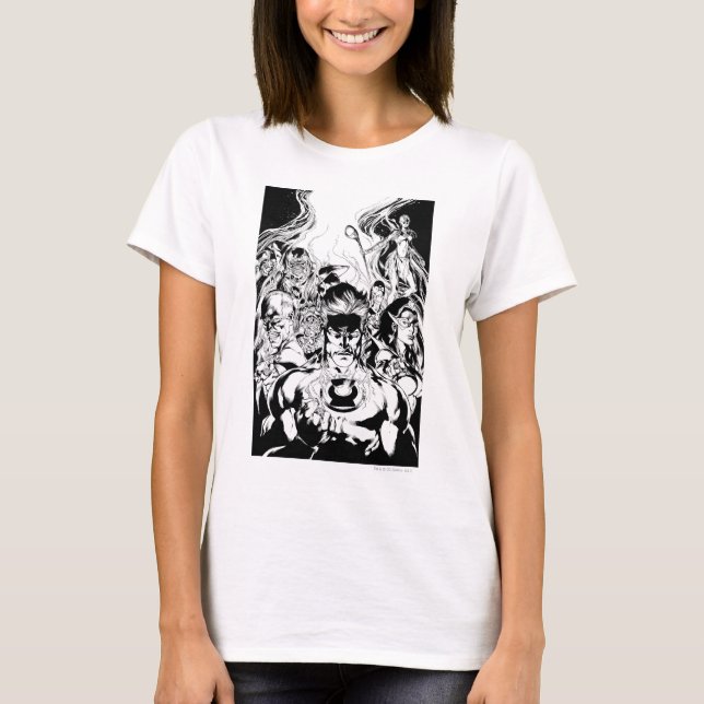 Lantern Corps Group Shot T-Shirt (Front)