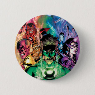 Lantern Corps Group with Colours 2 Inch Round Button