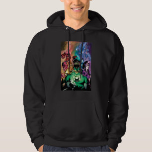 Lantern Corps Group with Colours Hoodie