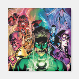 Lantern Corps Group with Colours Magnet