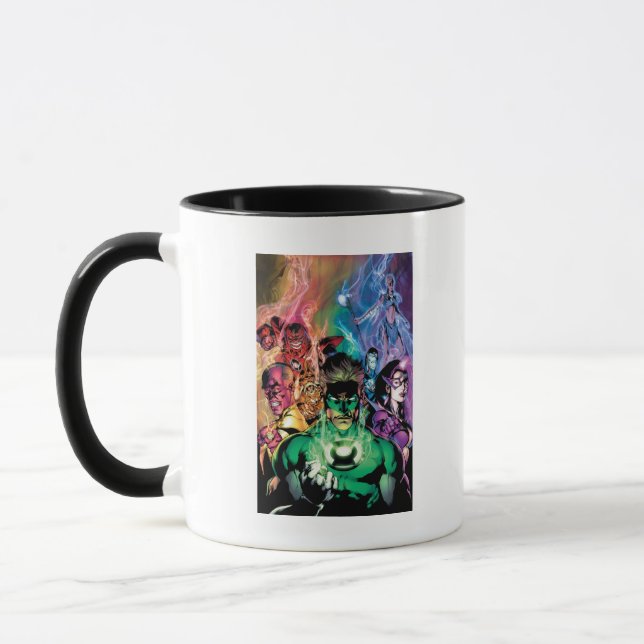 Lantern Corps Group with Colours Mug (Left)