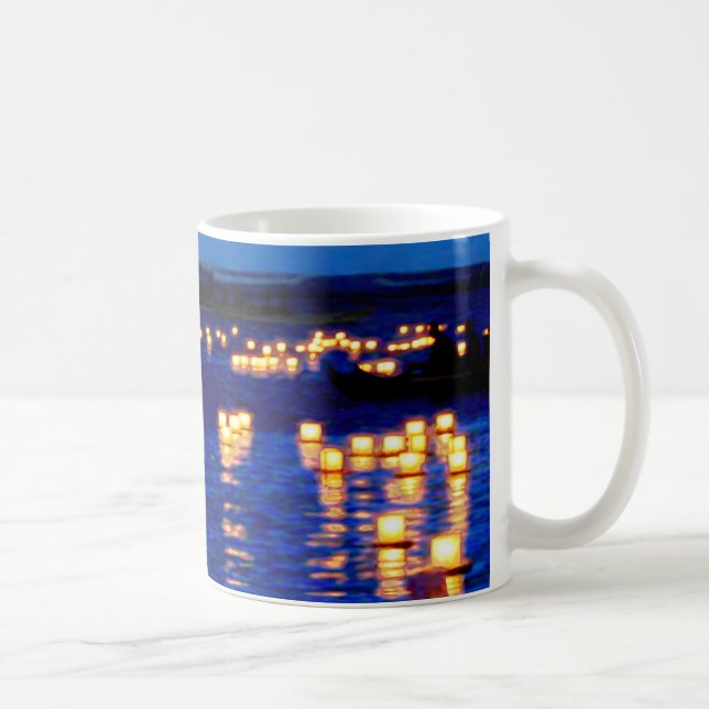 Lantern Floating Festival Coffee Mug (Right)