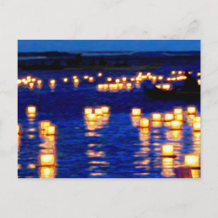 Lantern Floating Festival Postcard