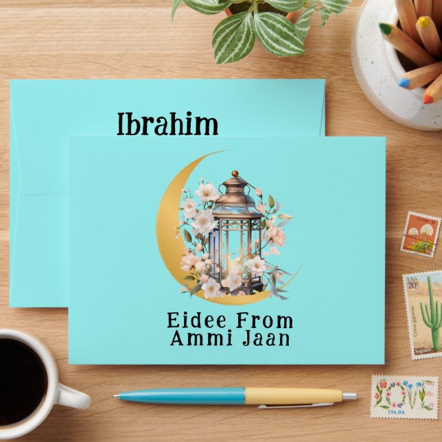 Lantern Money bag Eid Mubarak Envelope (Desk)