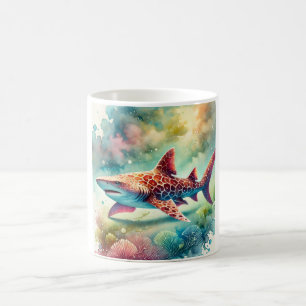 Lantern Shark 210724AREF106 - Watercolor Coffee Mug
