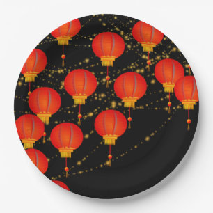 Lantern Sky Paper Plate