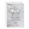 Lantern Sparkling Snow Winter Wedding Invitation