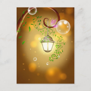 Lantern & Vines Postcard