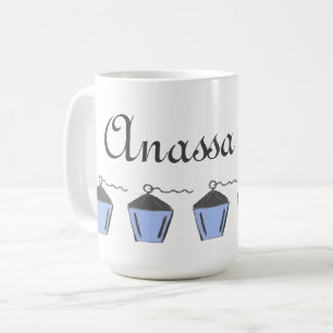 Lanterne bleu clair Anassa kata Mug Bryn Mawr