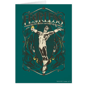 Lanterne verte - affiche "courageuse"