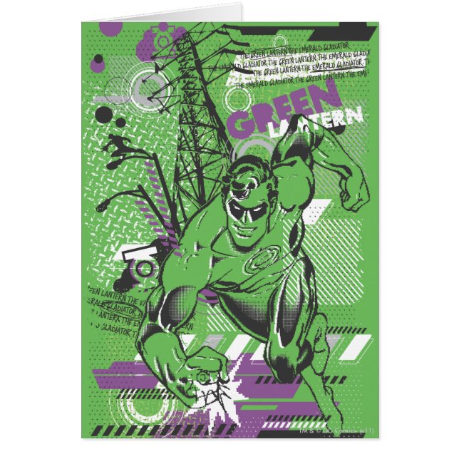 Lanterne verte - Affiche de collage Absurde (Devant)