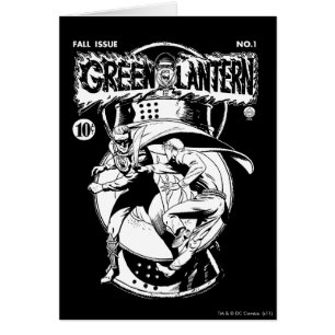 Lanterne verte avec le cap dans le combat, noir et