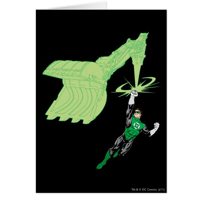 Lanterne Verte - Entièrement Rendu, avec machine (Devant)