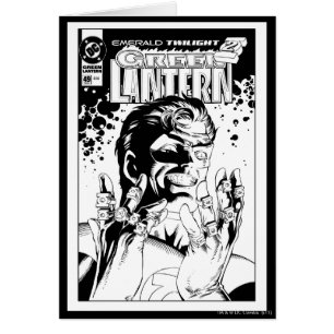 Lanterne verte - Nombreux anneaux, noir et blanc