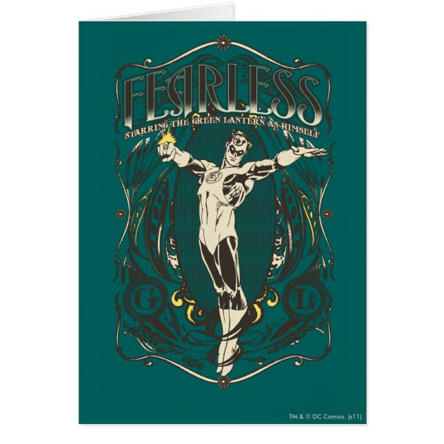 Lanterne verte - Poster "sans peur" (Devant)