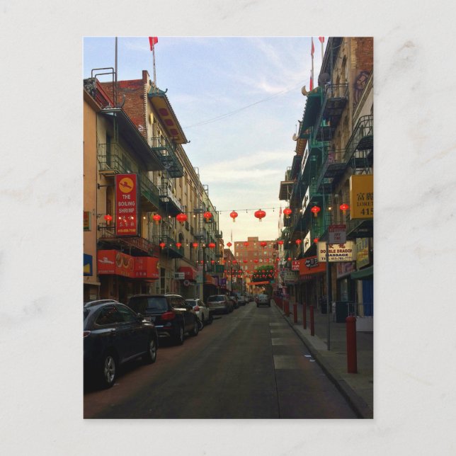 Lanternes chinatown de San Francisco #2 Carte post (Devant)