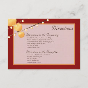 Lanternes en papier de carte 3x5 sur le chinois ro