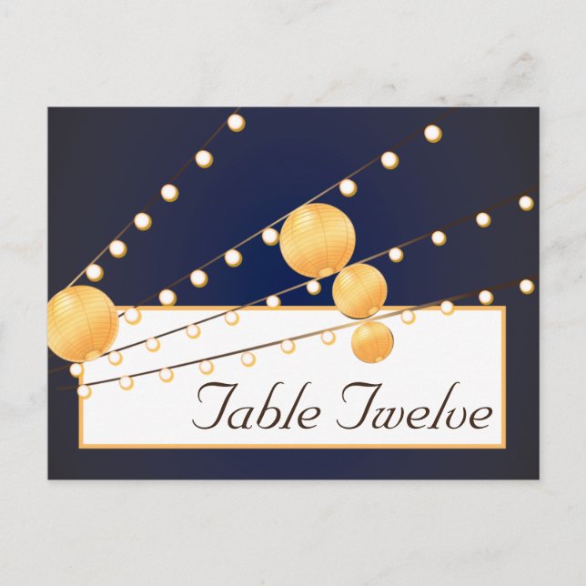 Lanternes en papier de la carte de place sur les B (Devant)