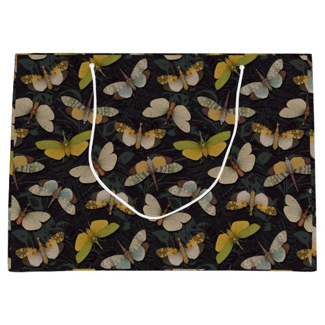 Lanternflies - Pyrops Candelaria & Other Planthopp Large Gift Bag (Front)
