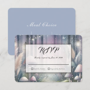 Lanternlight Dreams Enchanted Forest Wedding RSVP Card