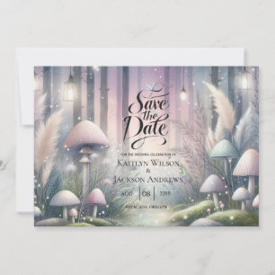 Lanternlight Dreams Enchanted Forest Wedding Save The Date