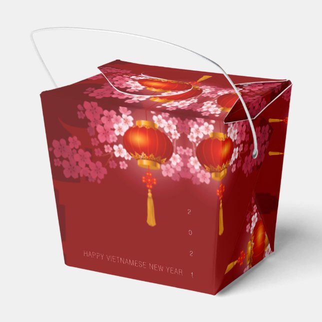 Lanterns Hao Dao Happy Vietnamese New c Year TOFB Favor Box (Back Side)