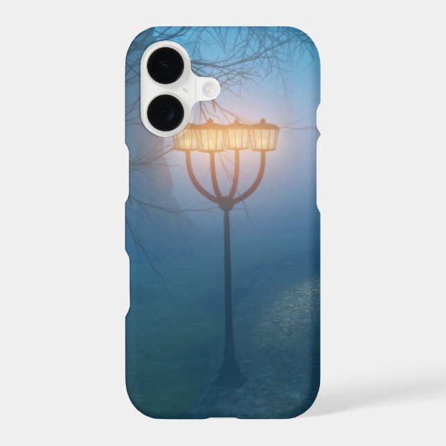 Lanterns in the Fog iPhone Case (Back)