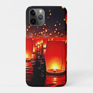 Lanterns' Magical Night Float Design iPhone 11 Pro Case