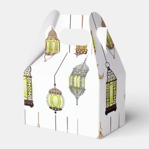 Lanterns Ramadan Mubarak Oriental Arabian Muslim Favor Box