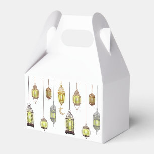Lanterns Ramadan Mubarak Oriental Arabian Muslim Favor Box