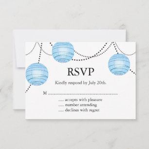 Lanterns RSVP in Blue