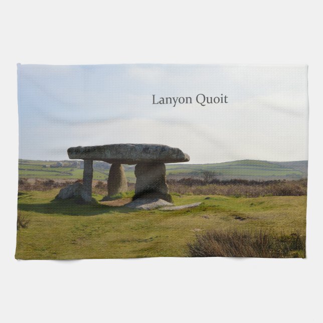 Lanyon Quoit Standing Stones Cornwall England Kitchen Towel (Horizontal)