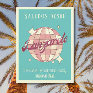 Lanzarote île canarienne Espagne vacances Carte po