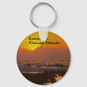 Lanzarote Sunset Keychain