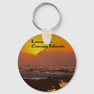 Lanzarote Sunset Keychain