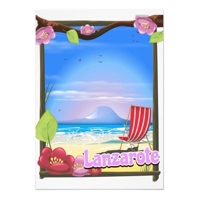 Lanzarote Travel poster (Front)