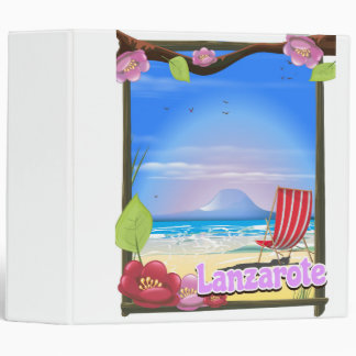 Lanzarote Travel poster Binder