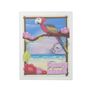 Lanzarote Travel poster Notepad