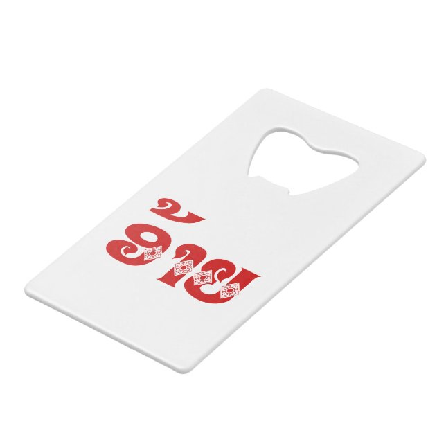 Lao Brother - ອ້າຍ / Ai - Laotian / Laos Language Credit Card Bottle Opener (Front Angled)