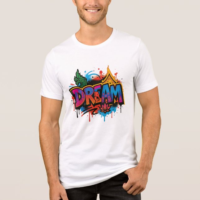 lao cultural Tri-Blend shirt (Front)