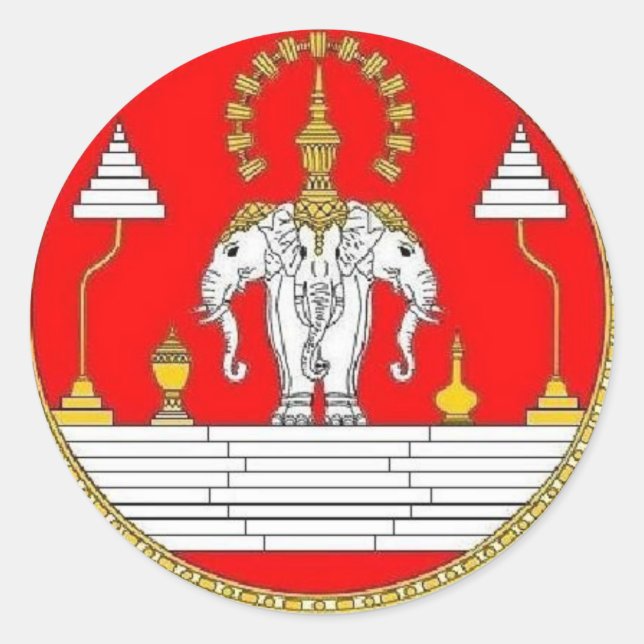 LAO ELEPHANTS Stickers (Front)