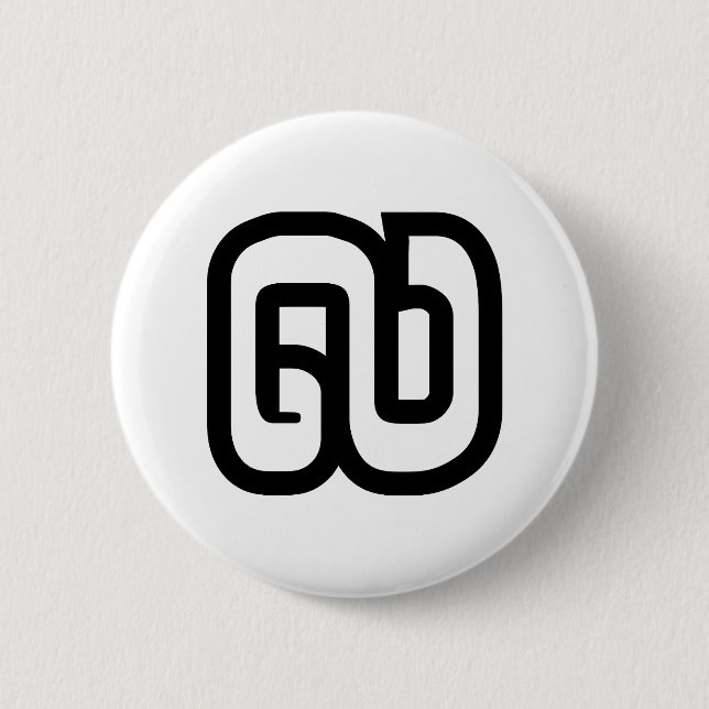 Lao / Laos Number Nine / 9 / ໙ (Kao/Gao) Laotian 2 Inch Round Button (Front)