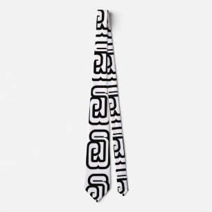 Lao / Laos Number Six / 6 / ໖ (Ho/Hok) Laotian Tie