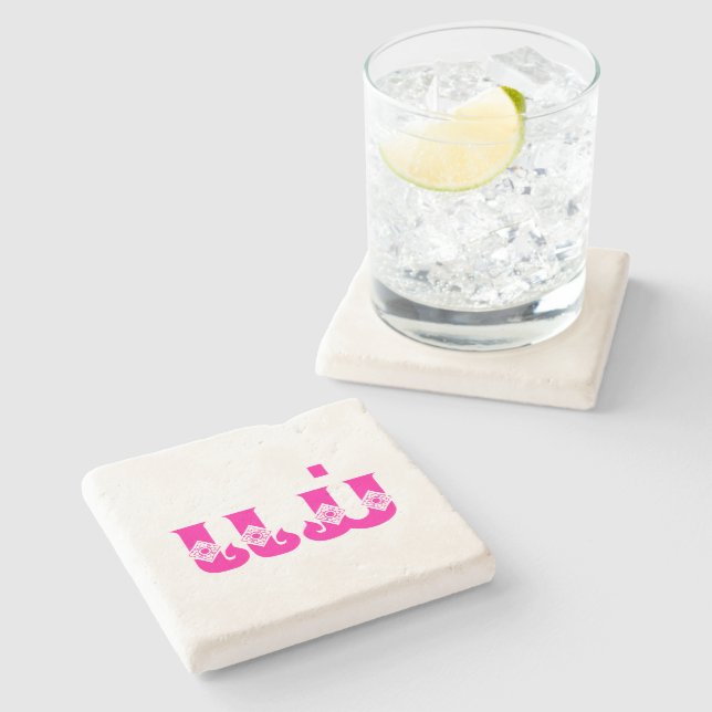 Lao Mother - ແມ່ / Mae - Laotian / Laos Language Stone Coaster (Side)