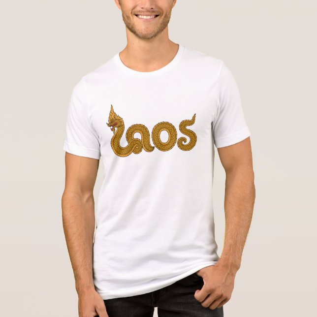 lao naga Tri-Blend shirt (Front)