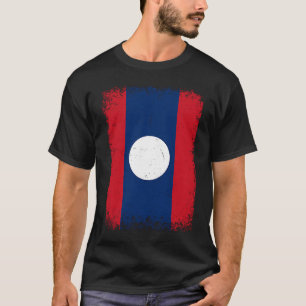 Lao People's Democratic Republic Flag T-Shirt