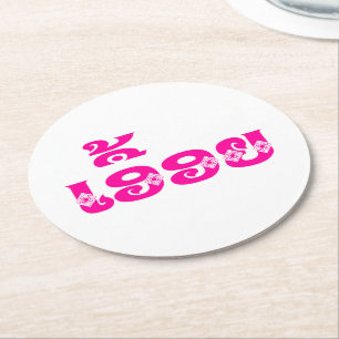 Lao Sister - ເອື້ອຍ  / Euony - Laotian / Laos Round Paper Coaster